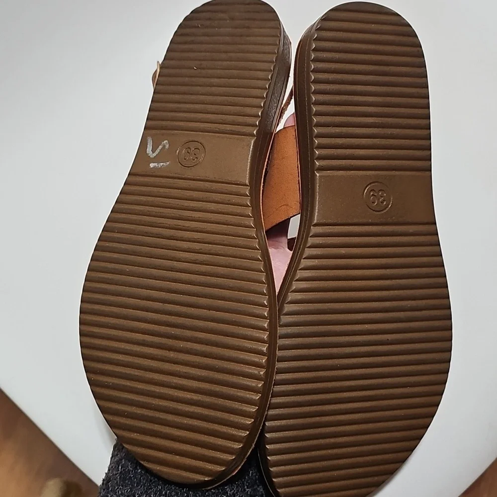 CL By Laundry leather sandals 8.5 - Picture 2 of 3